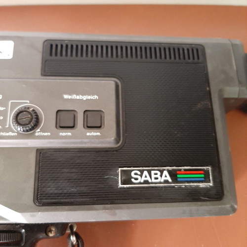 Vintage Saba analog color video camera CVC series
