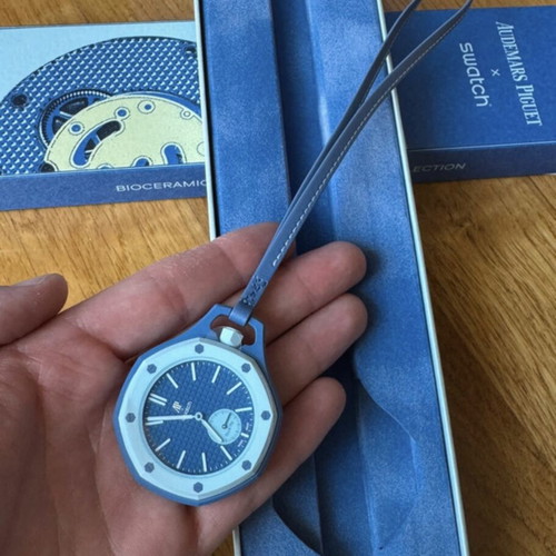 AP x Swatch Royal Pop Lan Ba watch, blue