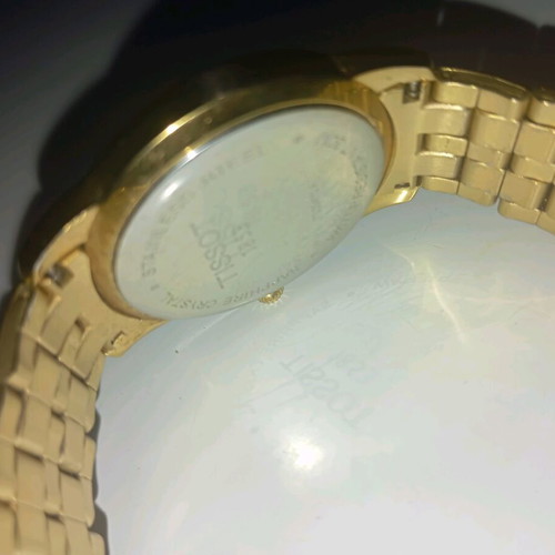 Tissot 1853 men's quartz watch like new, gold