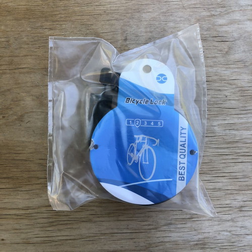 Bicycle lock black color with key new, best quality