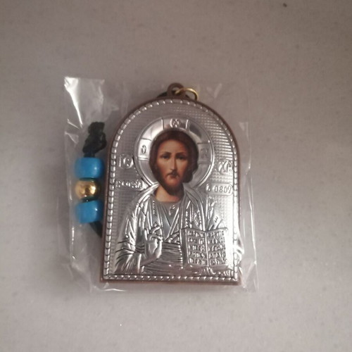 Hanging religious icon 6x4 double-sided, new