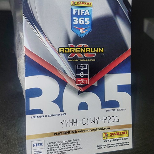 Ronald Araujo Red Parallel 2026 Panini Adrenalyn XL FIFA 365 card like new