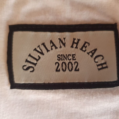 Silvian Heach cropped short-sleeve top, white
