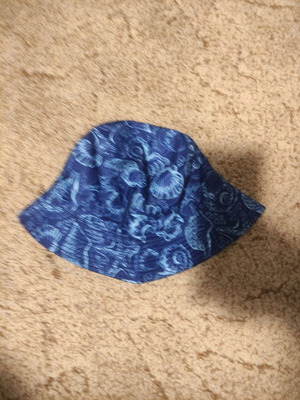 Bucket hat καινούργιο, one size, μαύρο και μπλε
