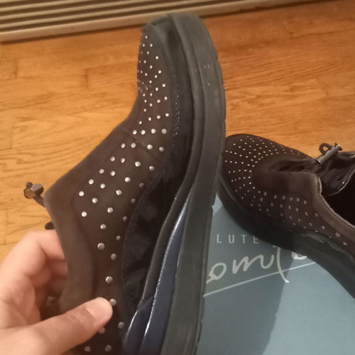 Stonefly anatomic shoes used, black with blue