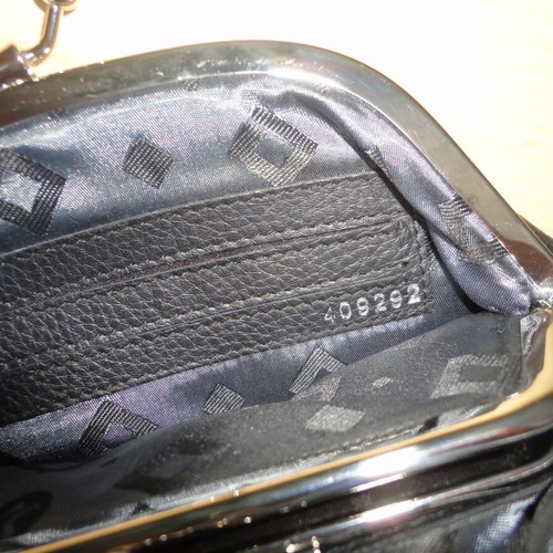 Adax women's wallet made of genuine leather like new, black