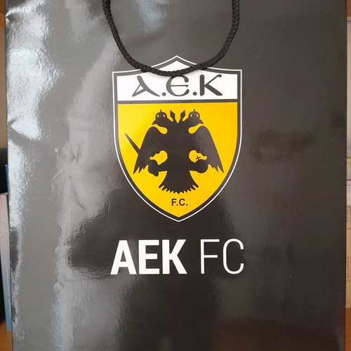 Ceramic breakfast set with embossed AEK crest new