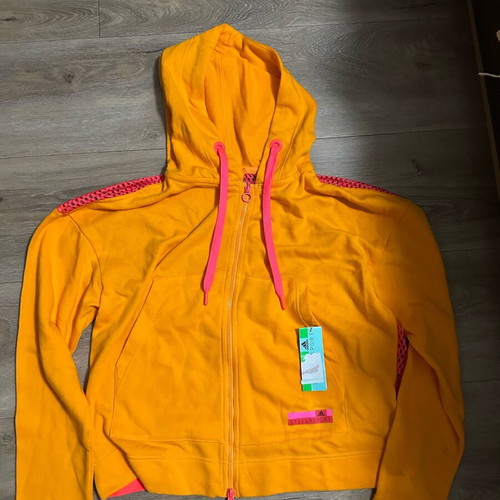 Adidas x Stella McCartney perforated jacket new, orange, size L
