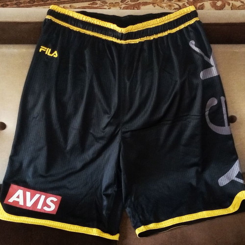 AEK Basketball Shorts matchworn used, size 3XL