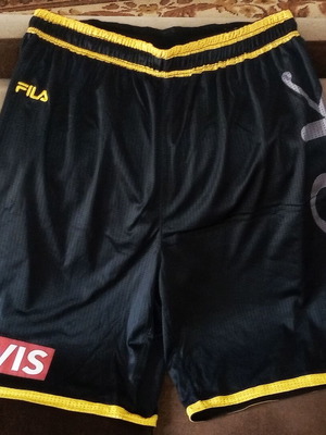 AEK Basketball Shorts matchworn used, size 3XL