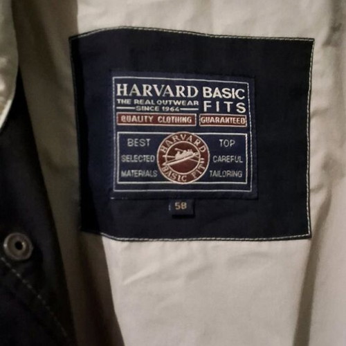 Harvard Basic men's lightweight jacket XXL like new, blue