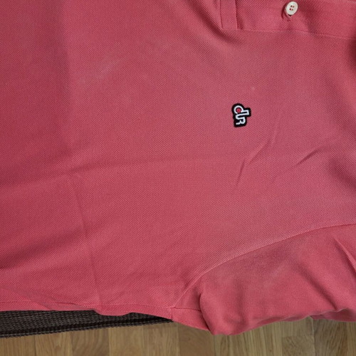 Dur Polo Shirt used, short sleeve, size L, watermelon color