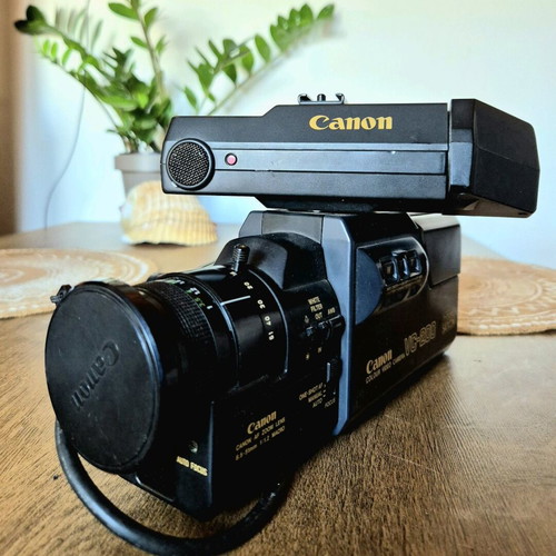 Canon VC-200 vintage video camera used, 1984, decorative