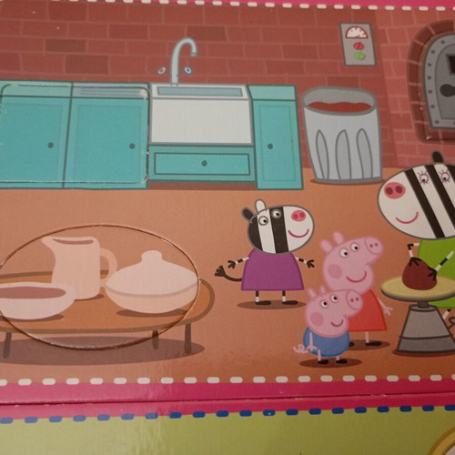 Peppa Pig Educational Cards used, learn shapes set of 4