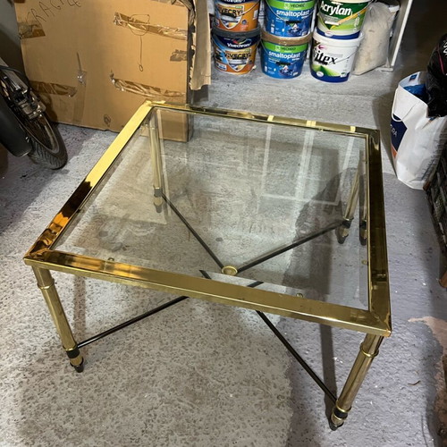 Glass veranda coffee table new