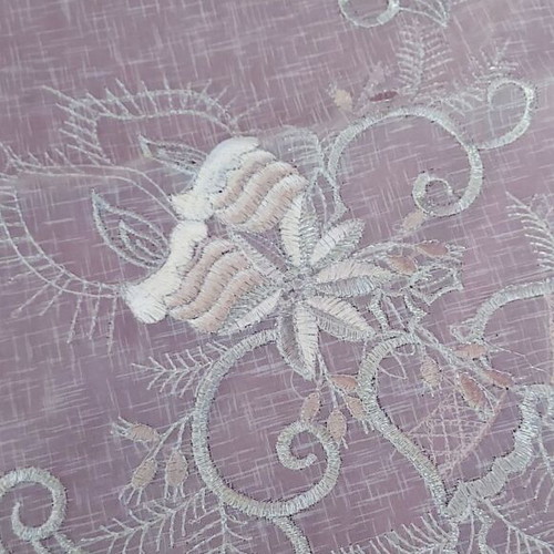 Christmas small tablecloth new with silver embroidery