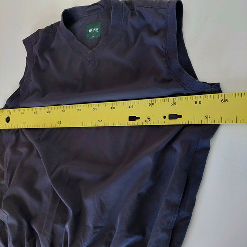 Boss Hugo Boss Golf vest black XL like new windbreaker with mesh