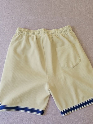 Furla men's basketball shorts used, size Large, white with blue details