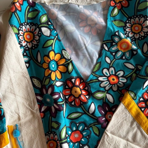 Hippies 70s carnival costume used, XL, Patras Carnival