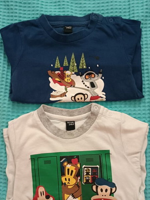 Paul Frank long sleeve T-shirts for 2-year-old boy, set of 2