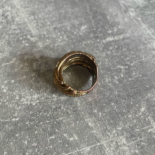 Copper ring used, silver color