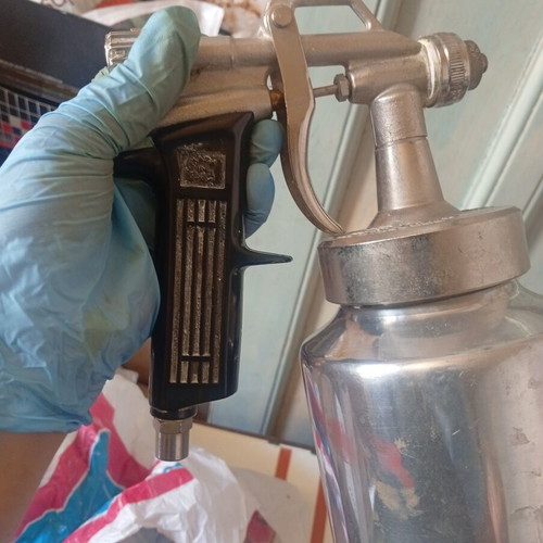 Asturo spray gun with aluminum container like new