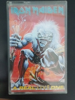 Iron Maiden A Real Live One касета използвана, английско издание