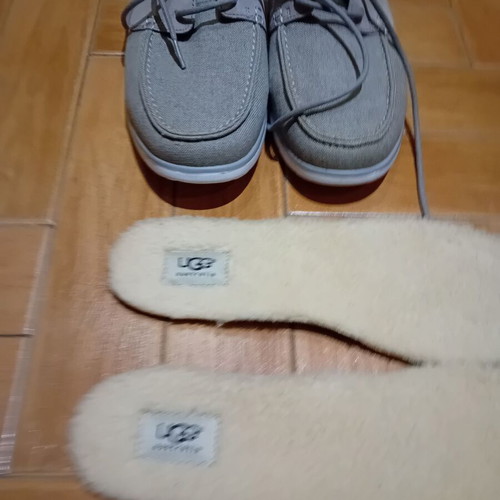 Ugg Australia men's sneakers size 45 new, leather and fabric, grey
