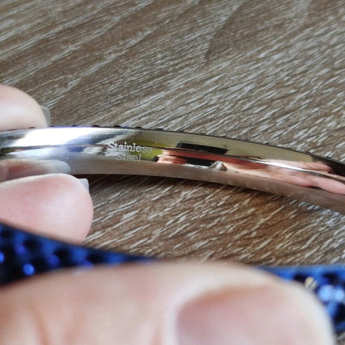 Women's bracelet like new, blue and silver