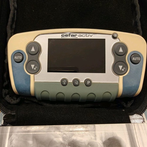 Cefar Activ XT TENS/EMS electrotherapy device used, complete set