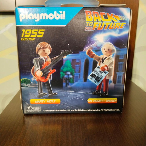 Playmobil 70459 Back to the Future Marty Mcfly and Dr. Emmett Brown new, sealed