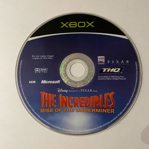 The Incredibles Rise Of The Underminer Xbox used