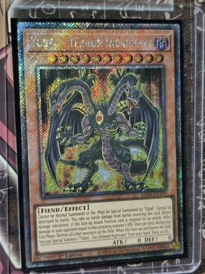 Yubel - Terror Incarnate card like new with Ultra Pro sleeve