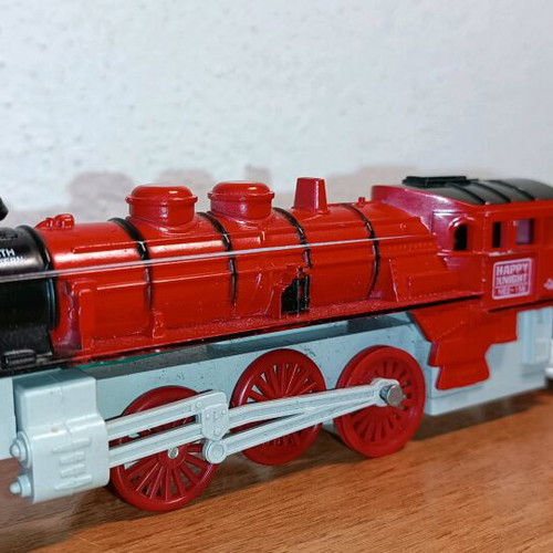 Iron train with wagons full functional or engine