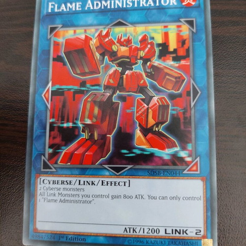 Yu-Gi-Oh Flame Administrator like new