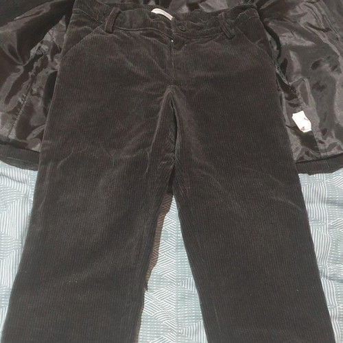 Corduroy suit, mandarino pants, shirt, tie. 4 years old, height 104cm