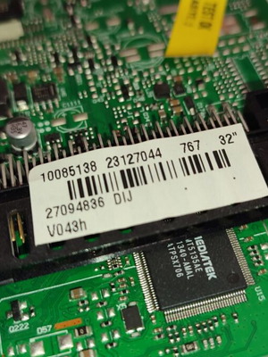 Vestel Mainboard 17mb82-2 μεταχειρισμένο, λειτουργική από τηλεόραση