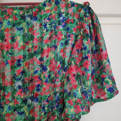 Grace & Mila floral midi wrap dress Large, like new