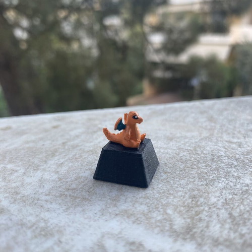 Pokémon Dragonite 3D Printed Keycap new, handmade custom keyboard button