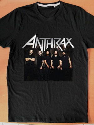 Tshirt Anthrax black new, cotton by Payper