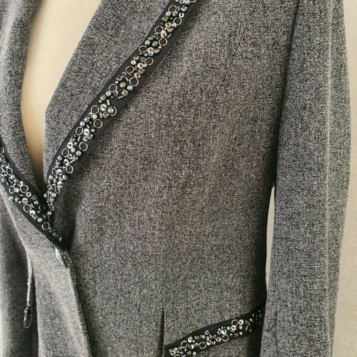 Tayier skirt and jacket set grey like new, size 14