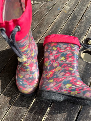 Children's colorful rain boots used size 30