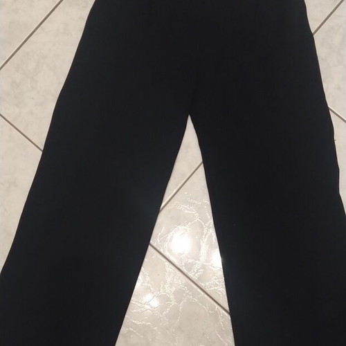 Black fabric pants for girl size 12 like new with elastic Terra Nova