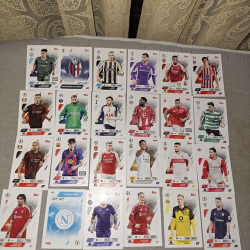 Match Attax cards like new, pack of 24
