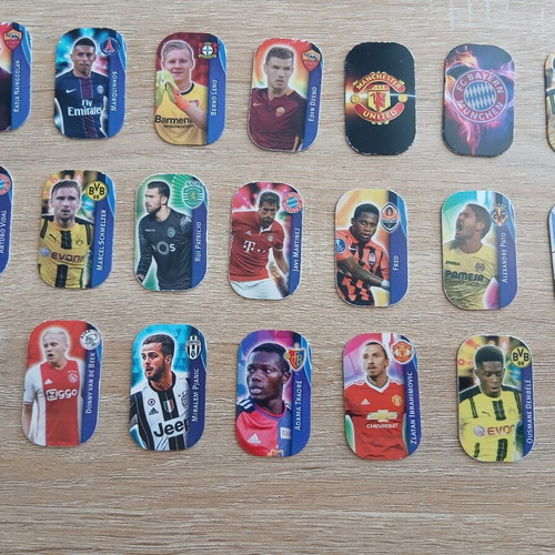 UCL 2016-2017 football collectible tags