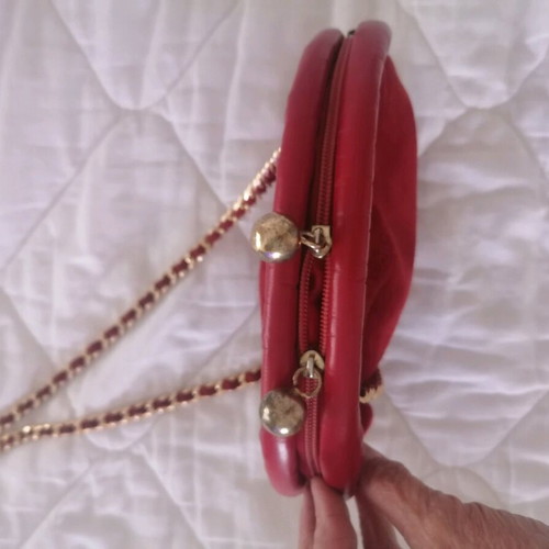 Small shoulder bag real leather like new