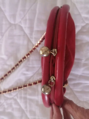 Small shoulder bag real leather like new