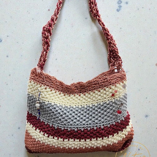 Handmade multicolor shoulder bag new
