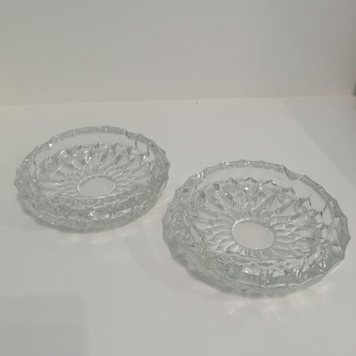 crystal ashtrays