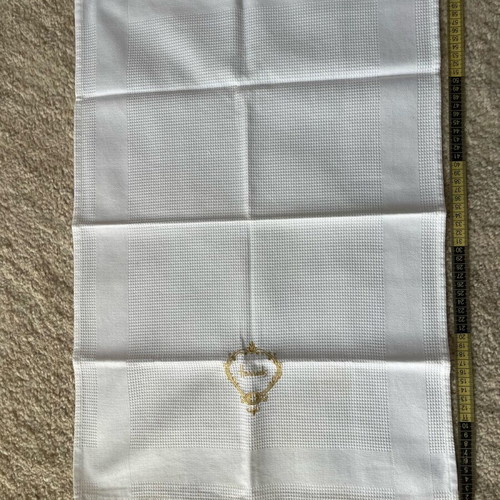 Harrods kitchen towel white like new